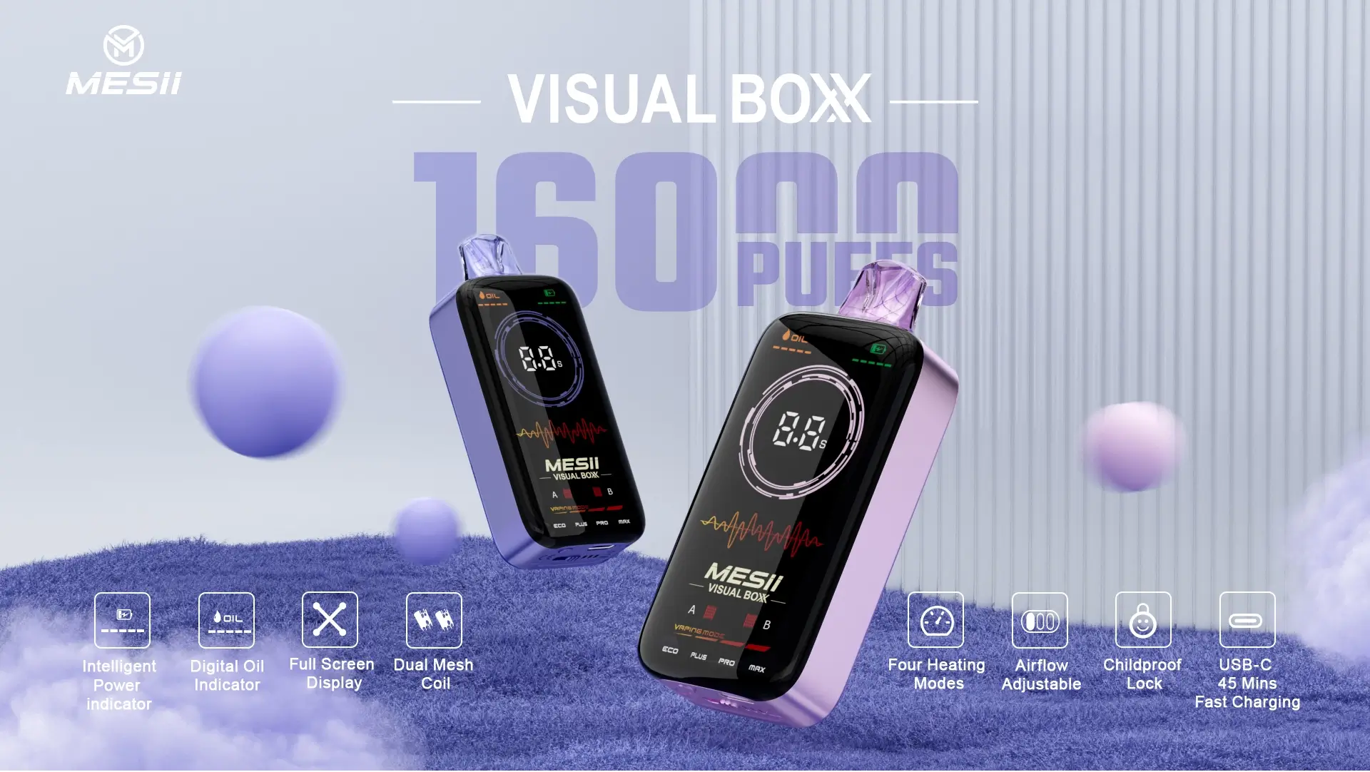 Miesii Vape 16000 Front View